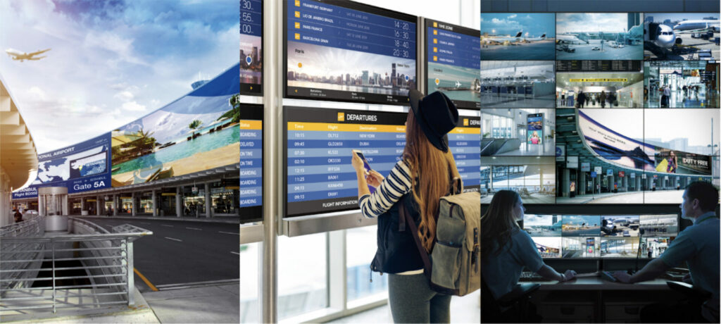 Digital Signage Displays At Airports